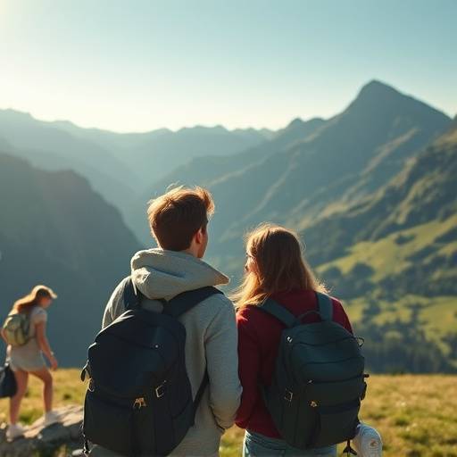 Studentenprojekt - Reisevlog über eine Reise durch die Schweizer Alpen